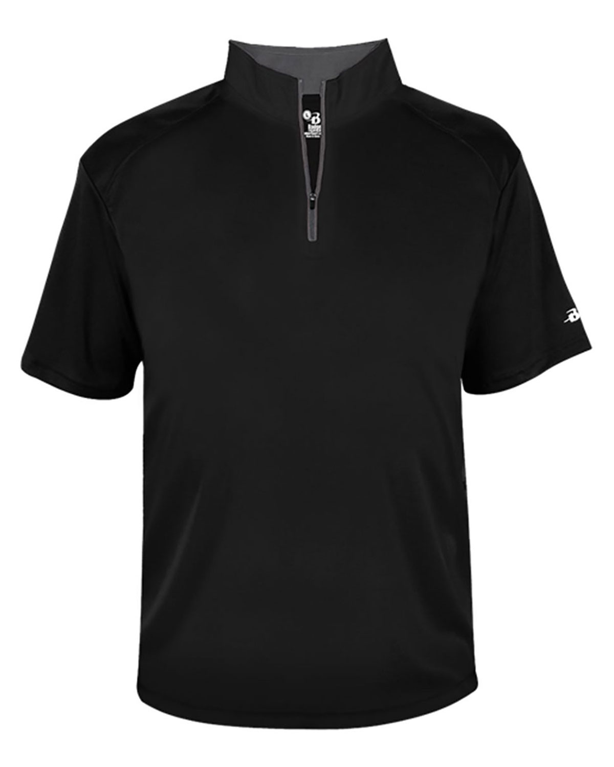 Badger 4199 Men's B-Core Short Sleeve Quarter-Zip