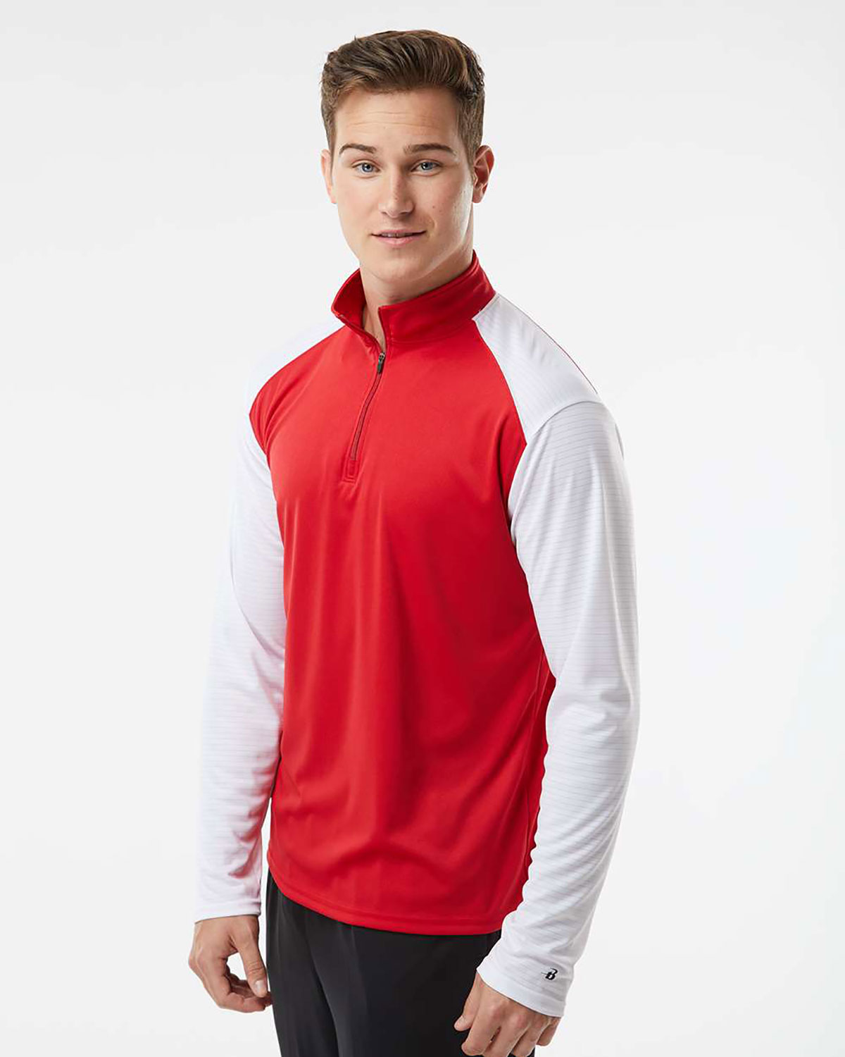 Badger 4231 Men's Breakout Quarter-Zip Pullover view 3