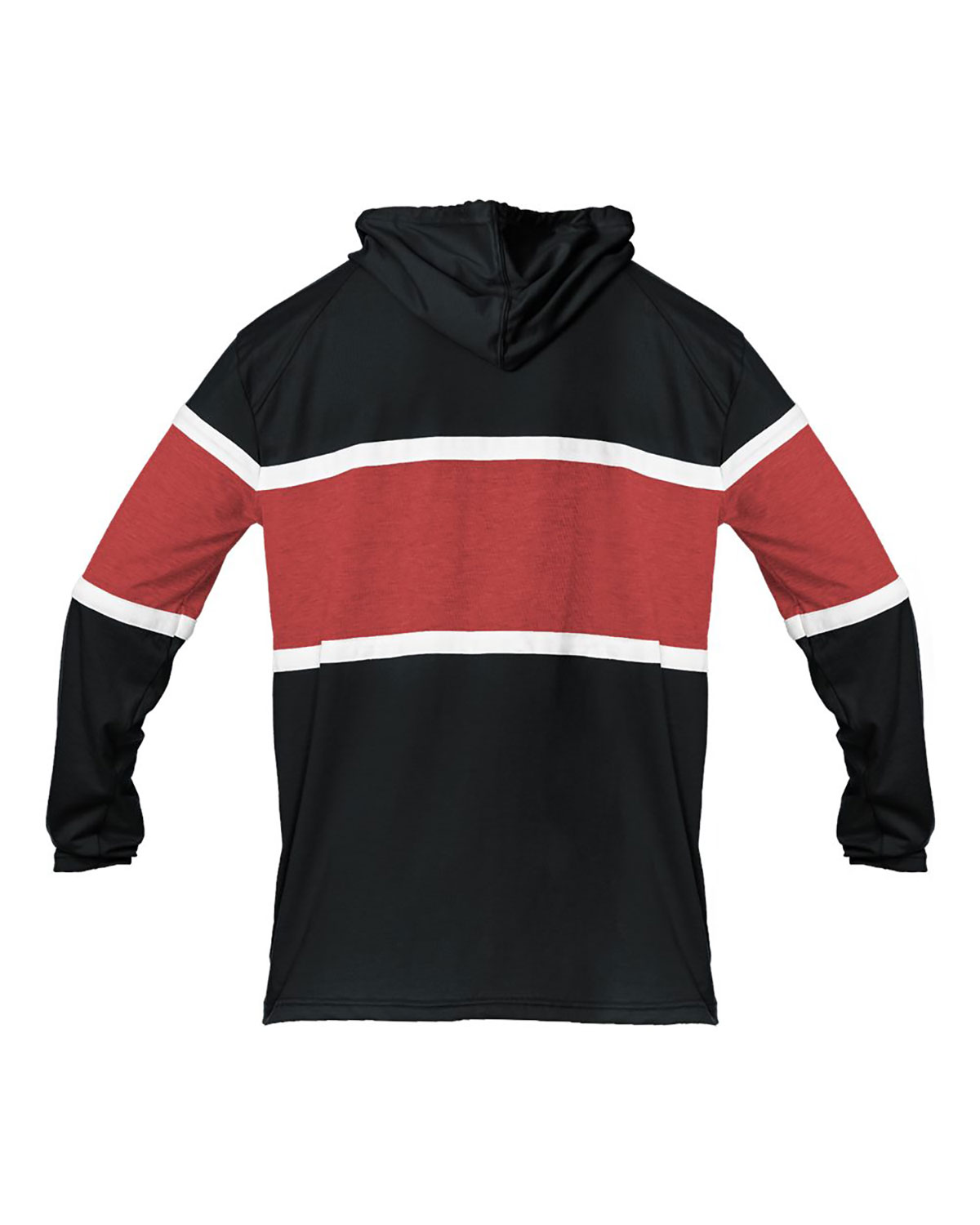 Badger 4981 Unisex United Hooded T-Shirt view 2