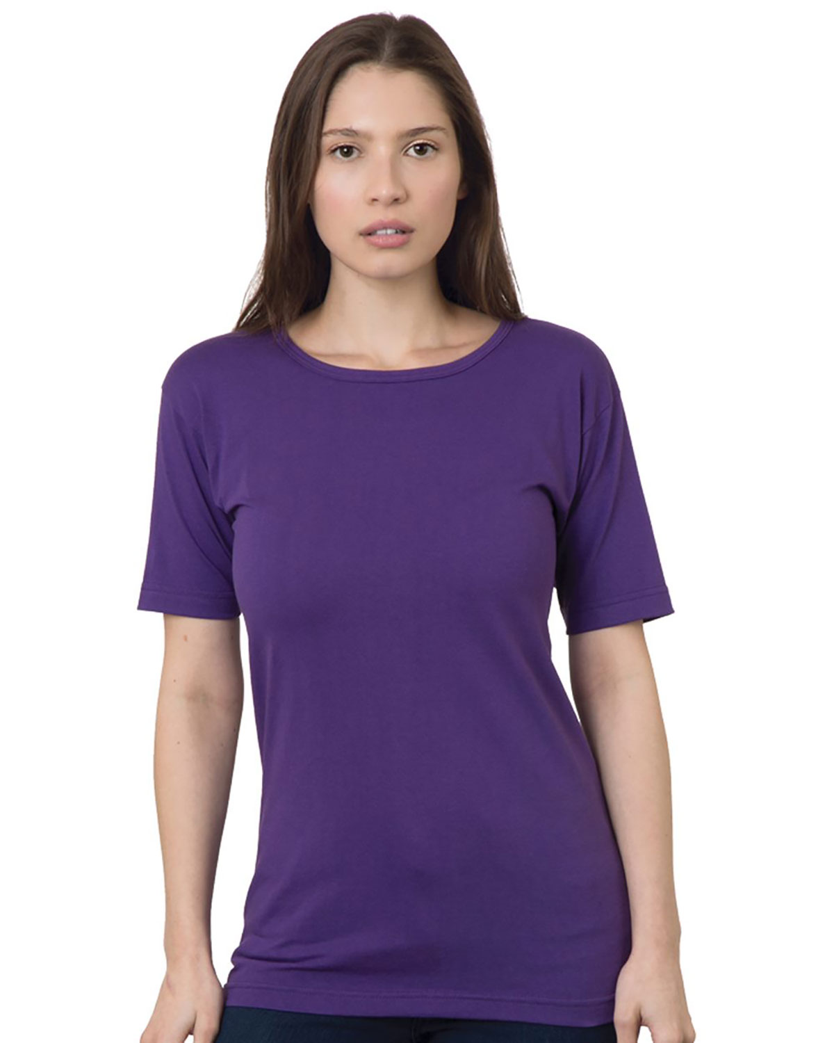 Bayside 3300 Women's USA-Made Scoop Neck T-Shirt