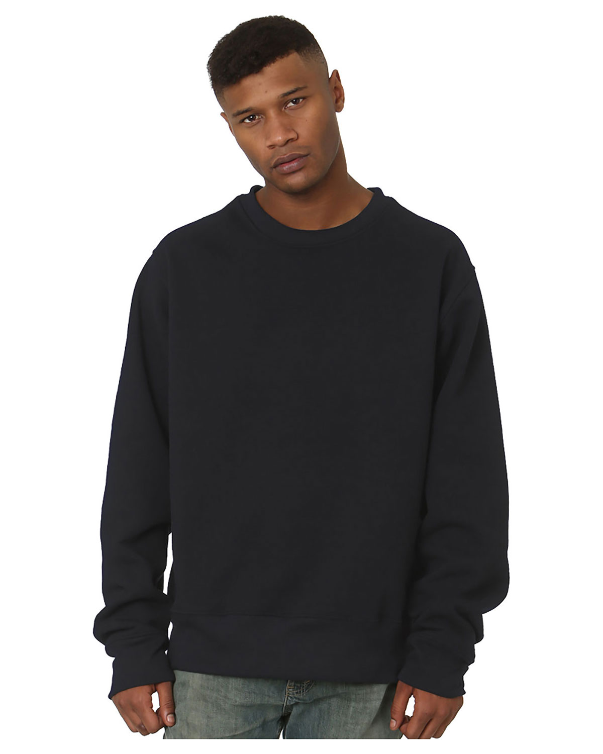 Bayside 4025 Unisex USA-Made Super Heavy Oversized Crewneck Sweatshirt