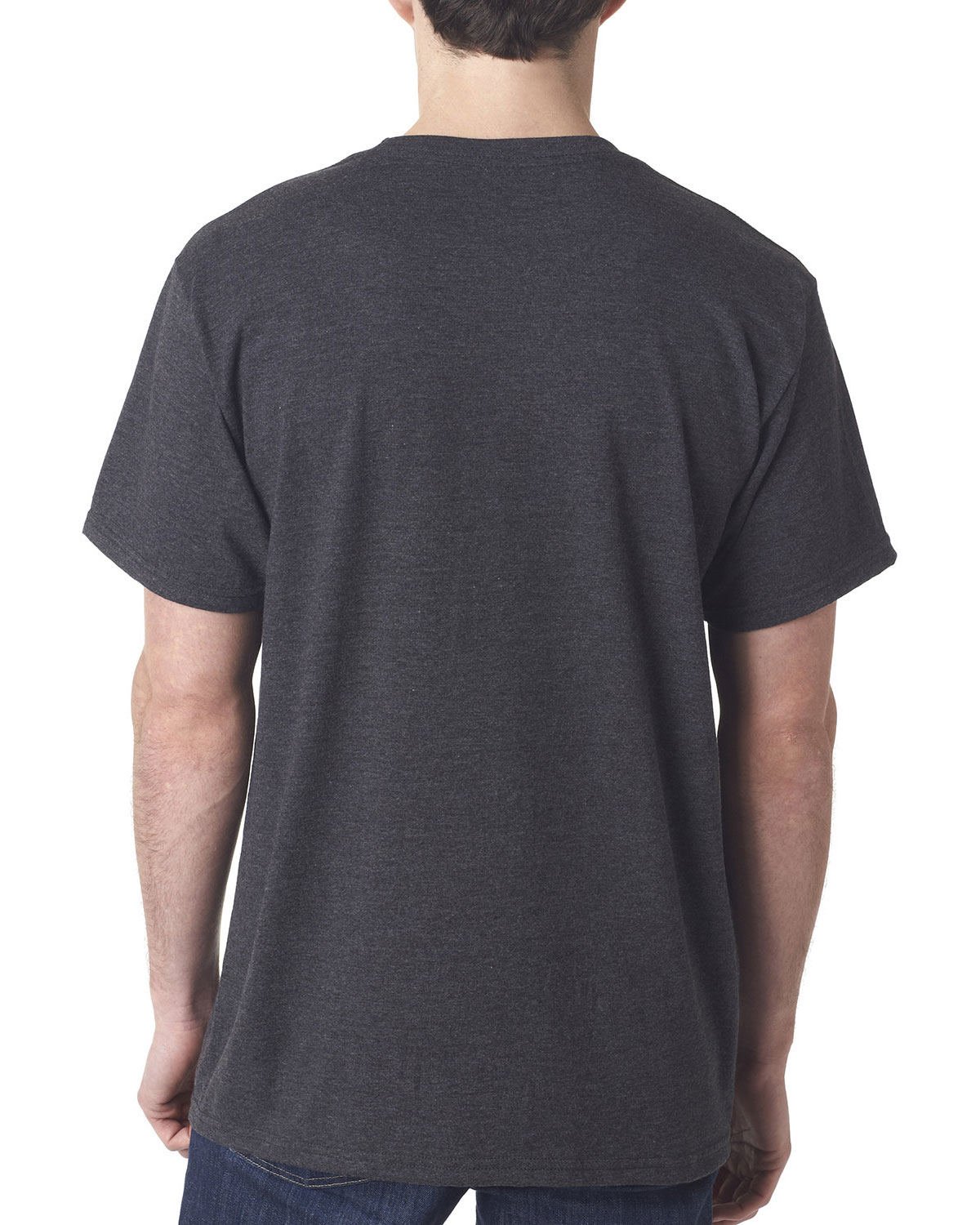 Bayside 5010 Unisex USA-Made 50/50 Fine Jersey T-Shirt view 2