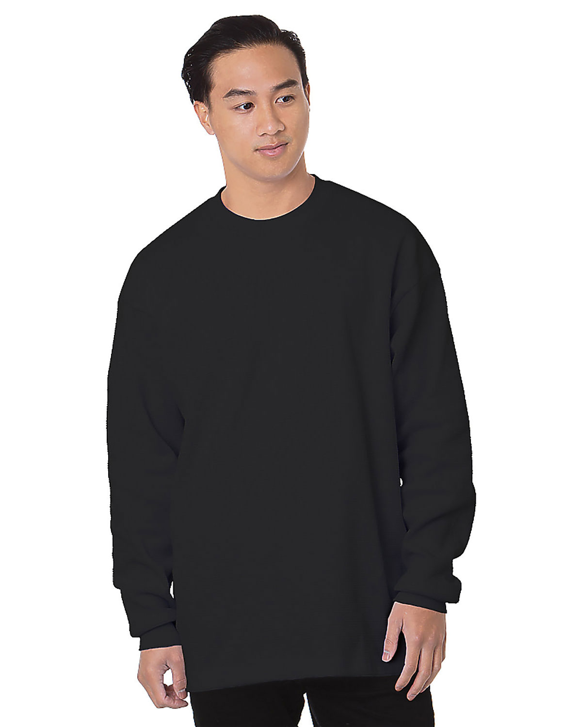 Bayside 8205 Men's USA-Made Heavyweight Waffle Knit Thermal