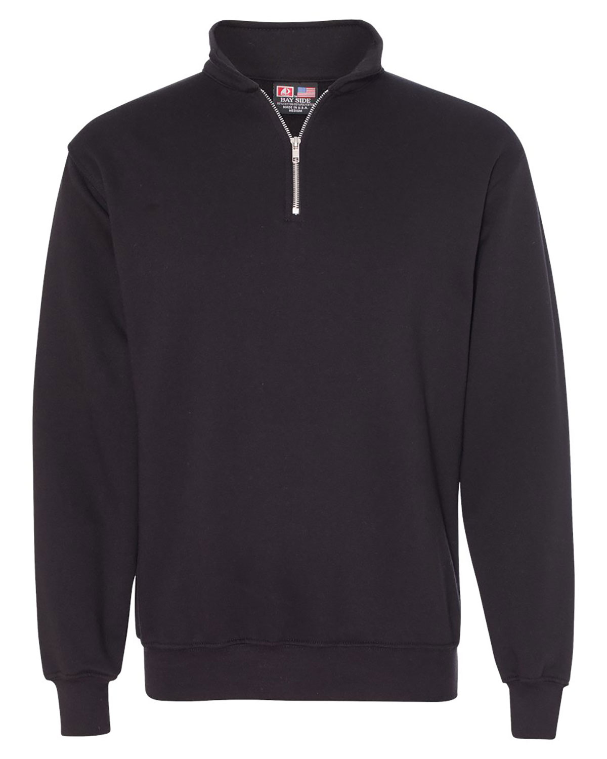 Bayside 920 Unisex USA-Made Quarter-Zip Sweatshirt