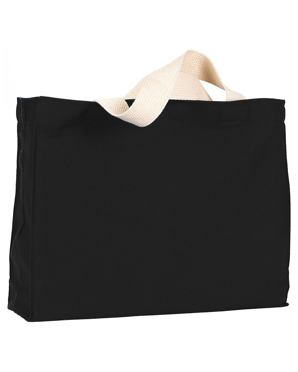 Bayside BA750 USA-Made Canvas Medium Gusset Tote Bag