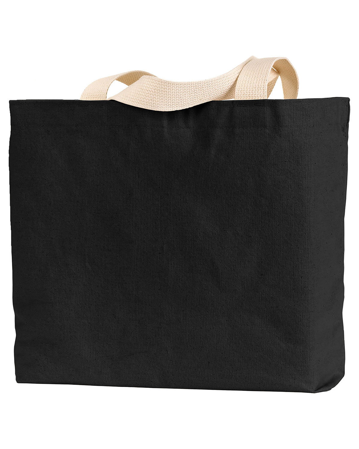 Bayside BS600 USA-Made Canvas Jumbo Tote Bag view 2