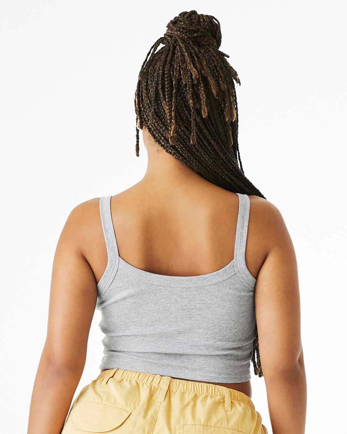 Bella + Canvas 1012BE Ladies' Micro Ribbed Scoop Tank view 2
