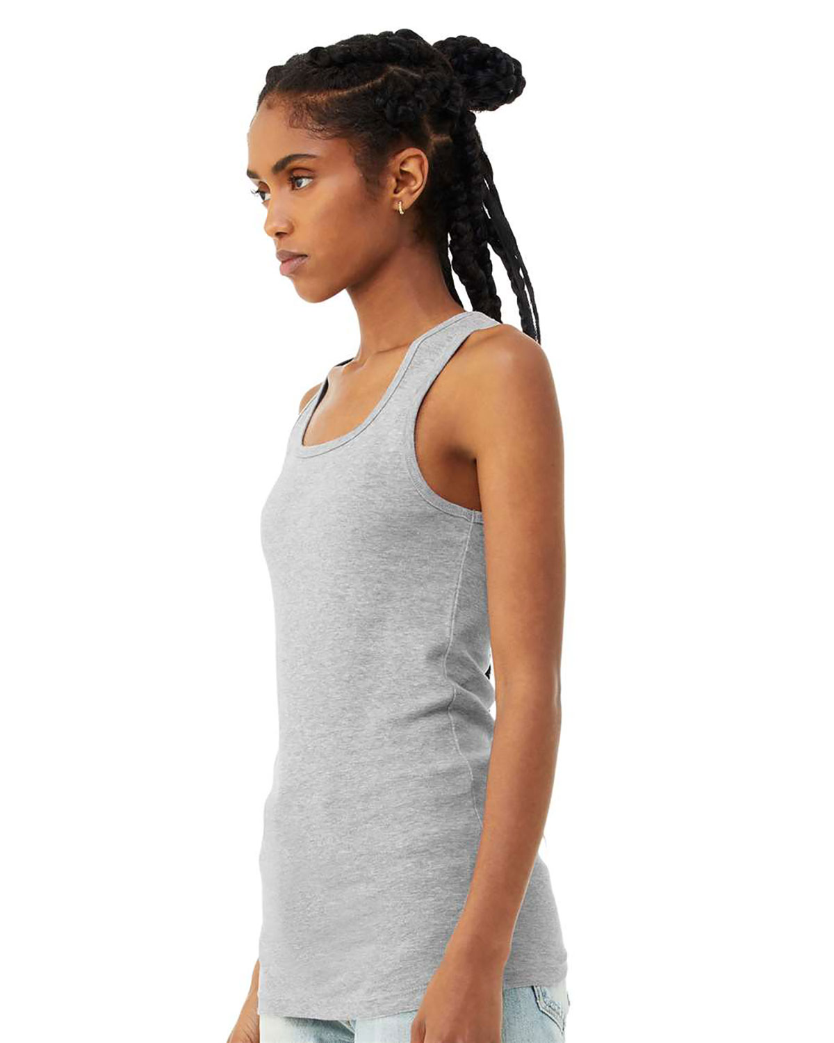 Bella + Canvas 1081 Women's Micro Rib Tank view 3