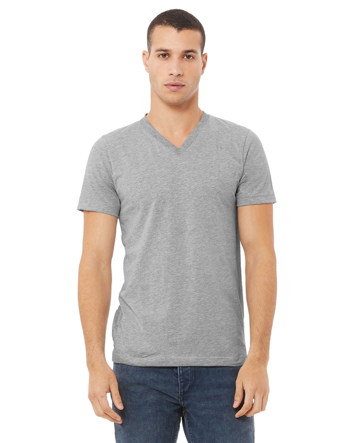 Bella + Canvas 3005CVC Unisex Heather CVC V-Neck Tee