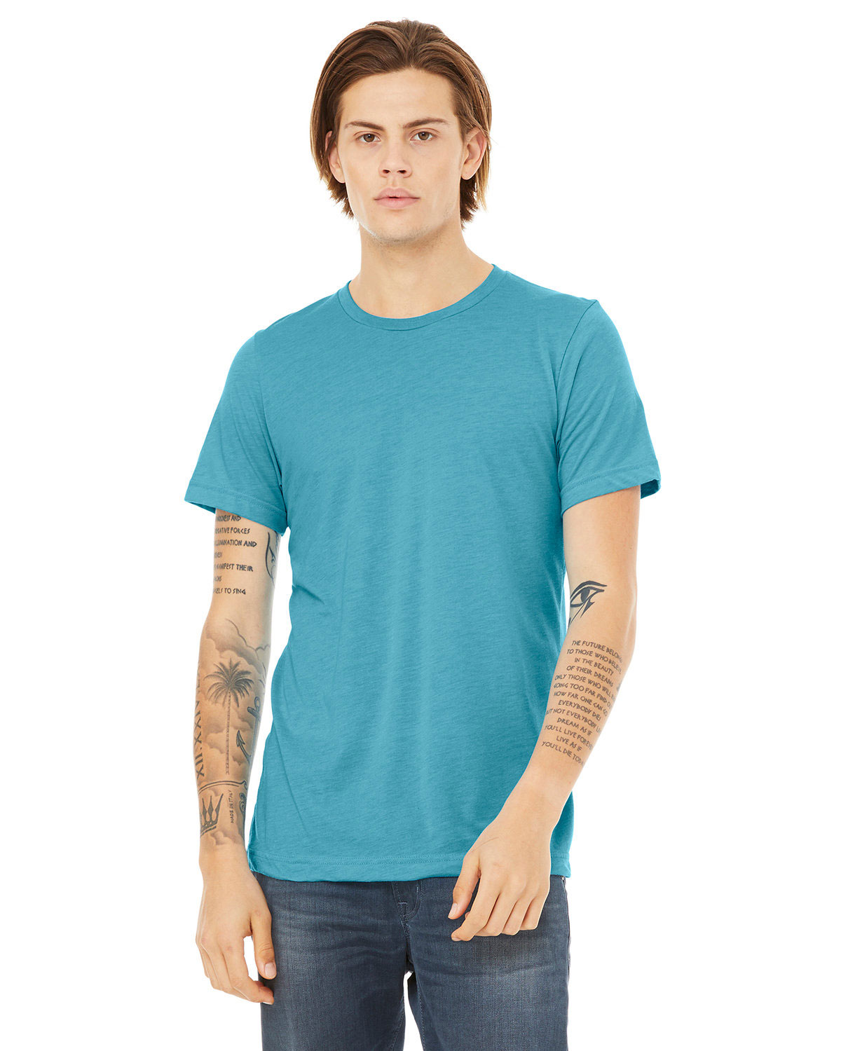 Bella + Canvas 3413C Unisex Tri-Blend Short-Sleeve Tee