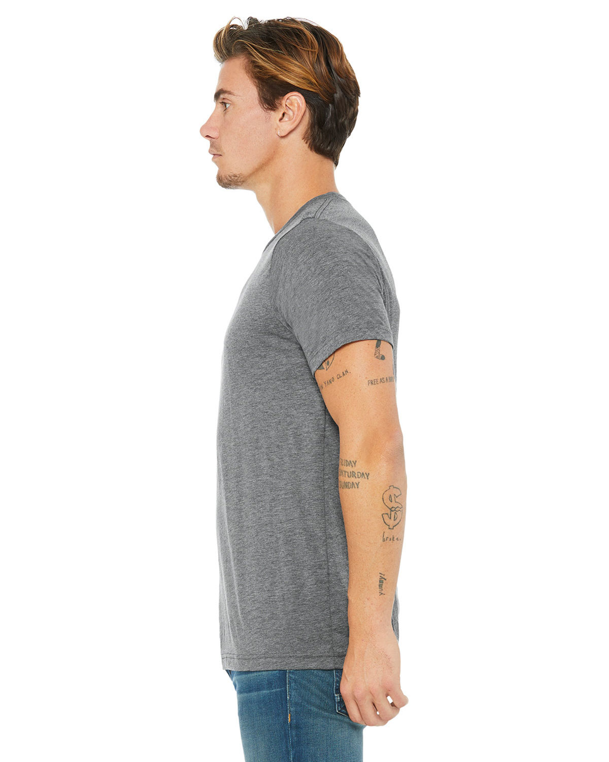 Bella + Canvas 3413C Unisex Tri-Blend Short-Sleeve Tee - GotApparel