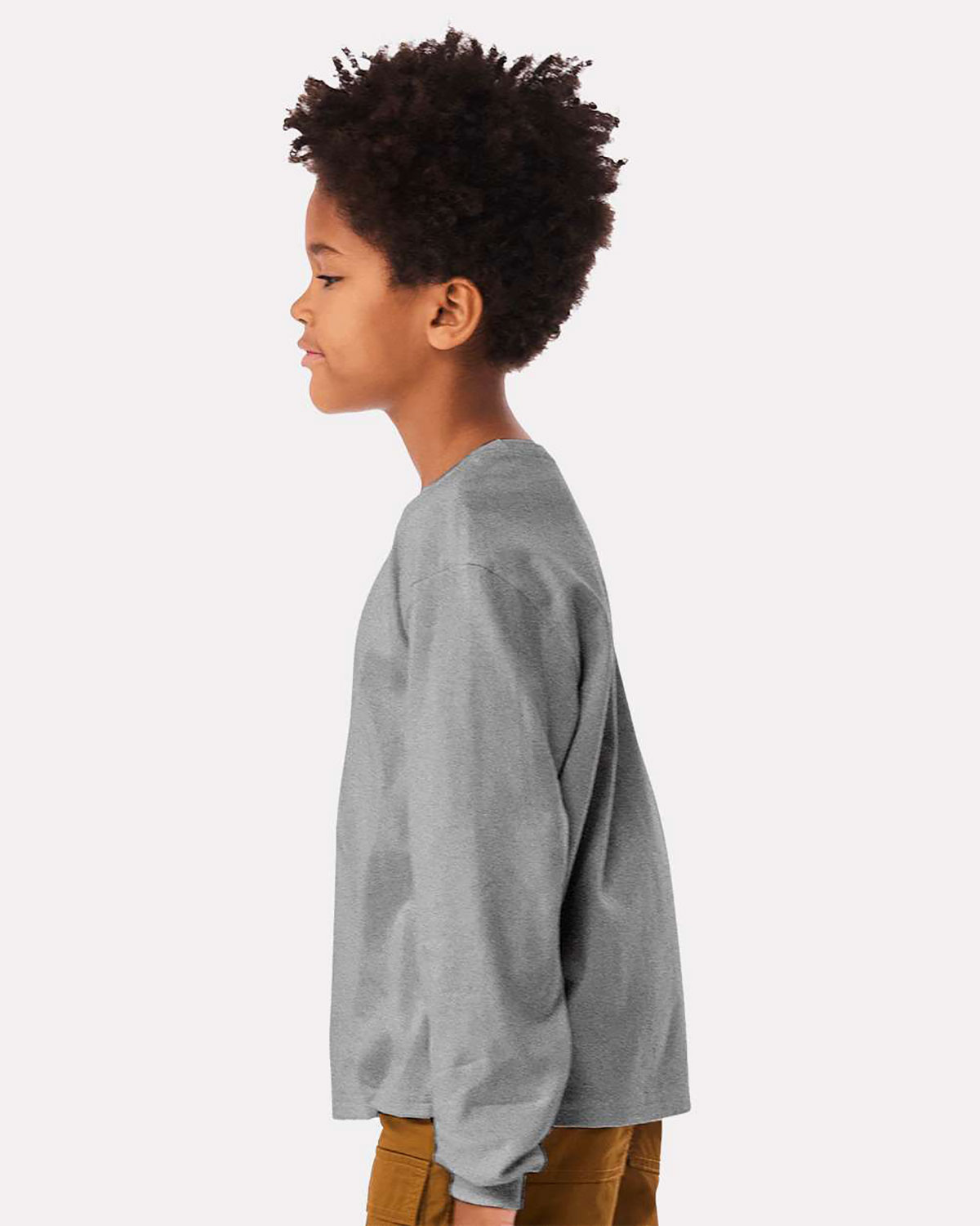 Bella + Canvas 3511Y Youth 6oz. Heavyweight Long Sleeve Tee view 3