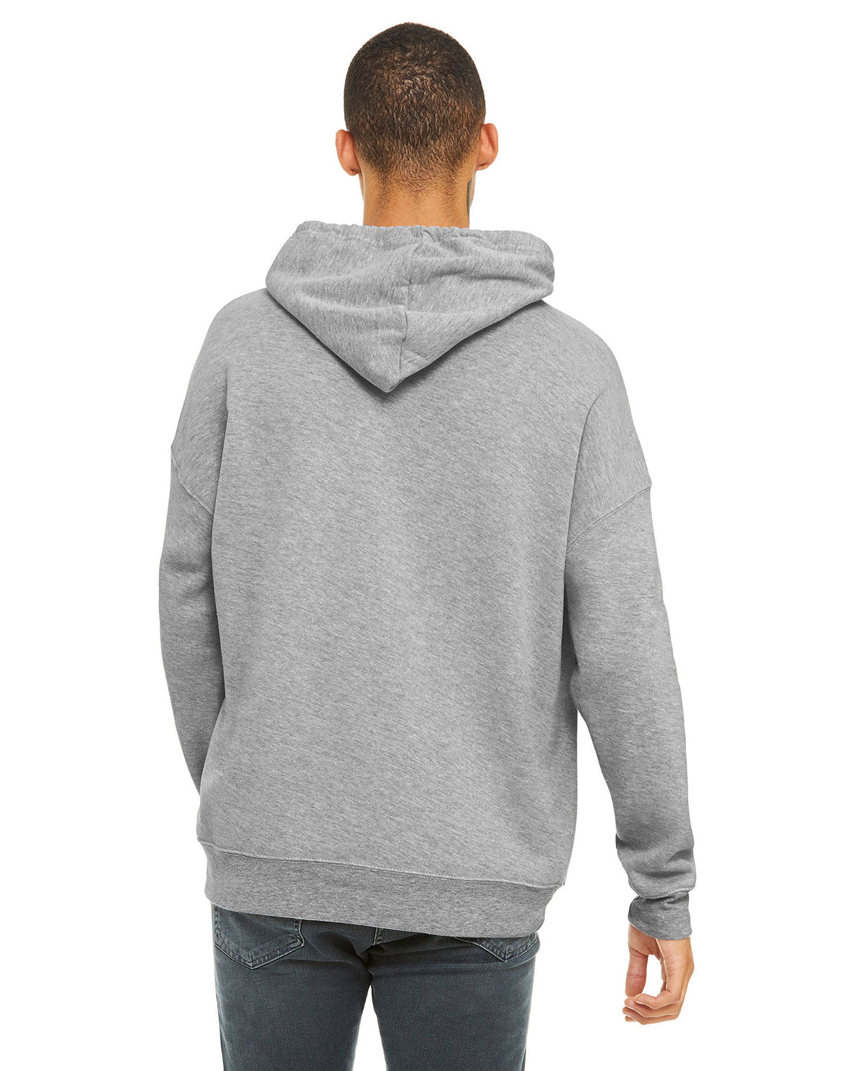 Bella + Canvas 3729 Unisex Sponge Fleece Drop Shoulder Hoodie Sweatshirt view 2
