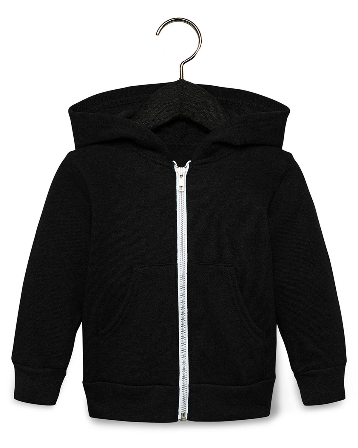 Bella + Canvas 3739T Toddler Sponge Fleece Full-Zip Hoodie Sweatshirt