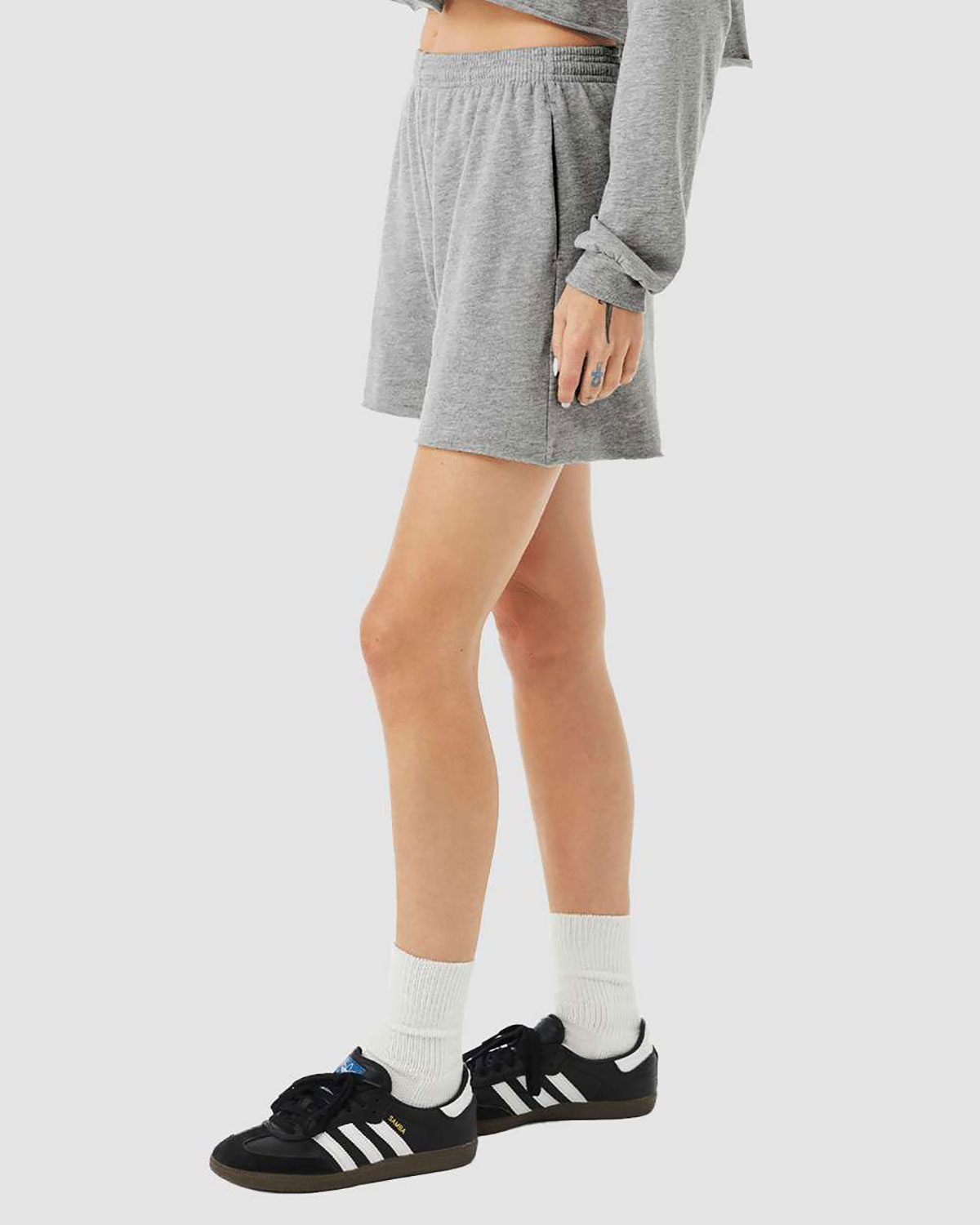 Bella + Canvas 3787 Women's Cutoff Shorts view 3