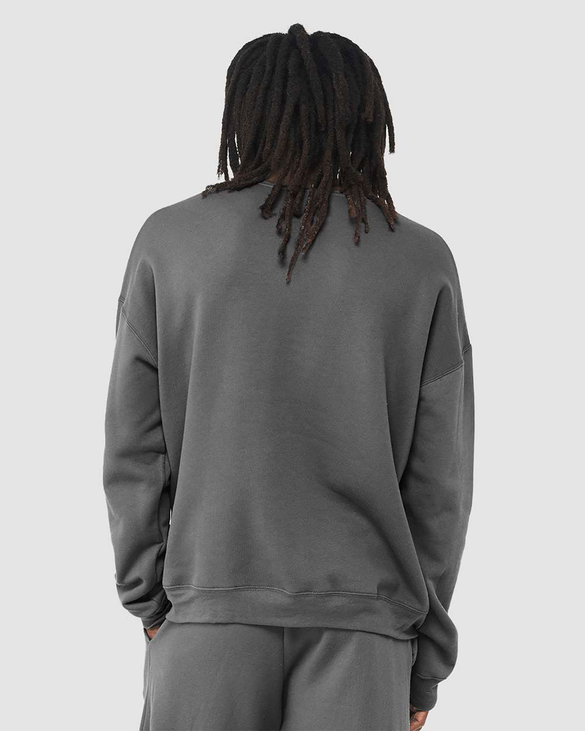 Bella + Canvas 3945 Unisex Sponge Fleece Drop Shoulder Crewneck Sweatshirt view 2
