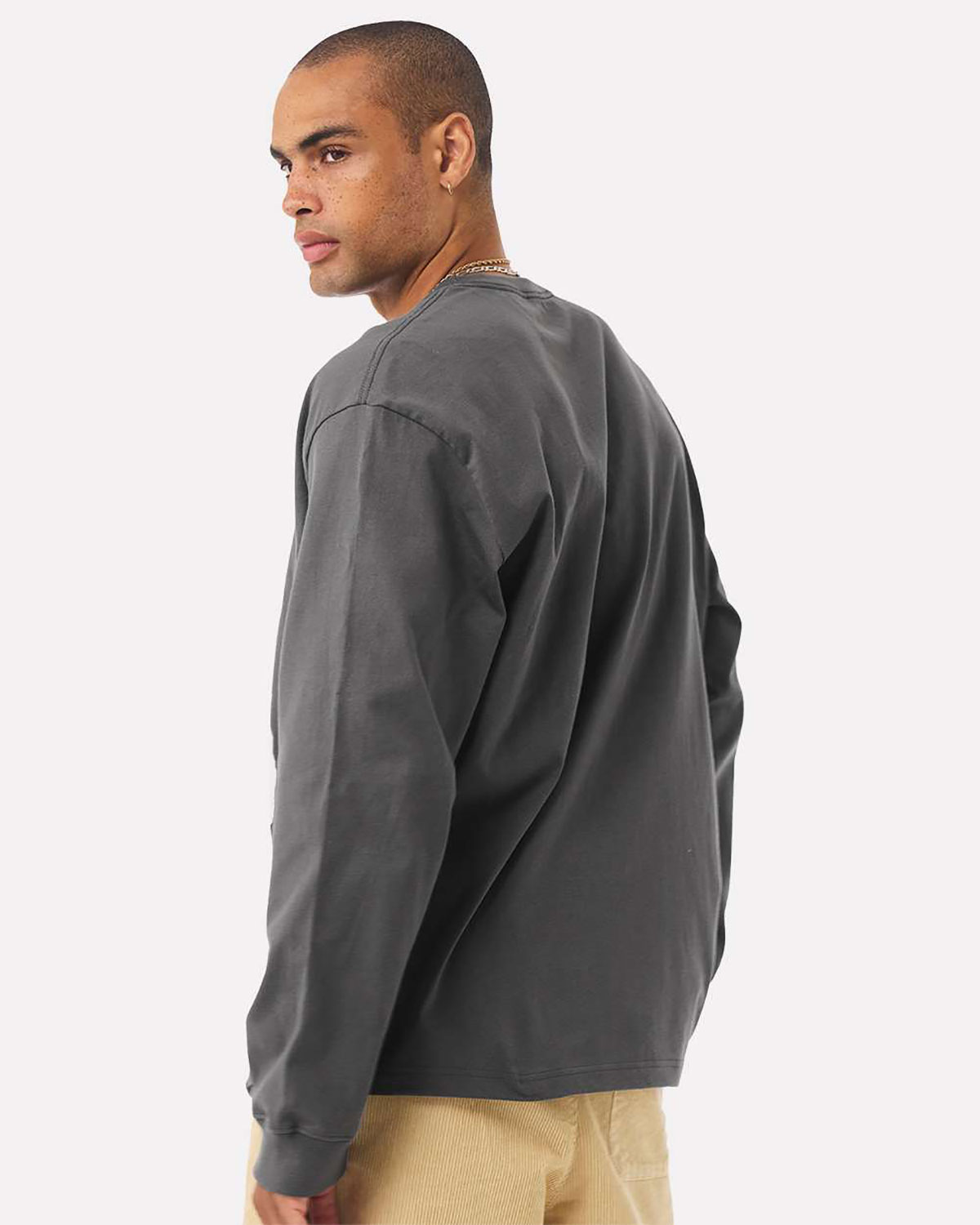 Bella + Canvas 4651 Unisex 7.5 oz Heavyweight Long Sleeve Tee view 2
