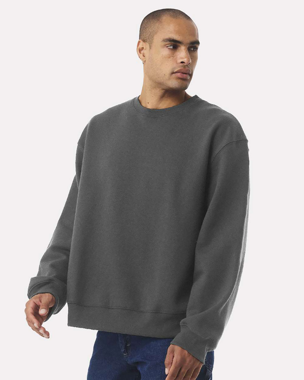 Bella + Canvas 4711 Unisex 10 oz. Heavyweight Crewneck Sweatshirt view 3
