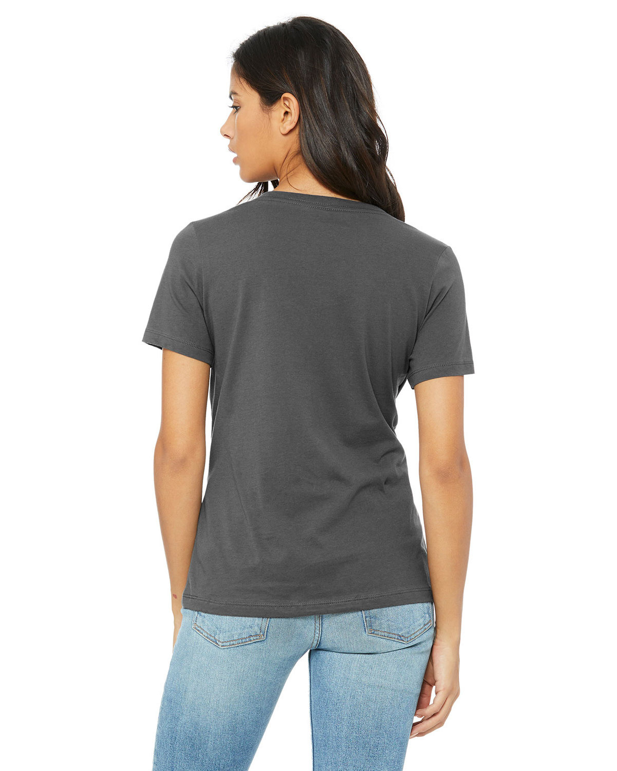 Bella + Canvas 6405 Women�s Relaxed Jersey V-Neck Tee view 2