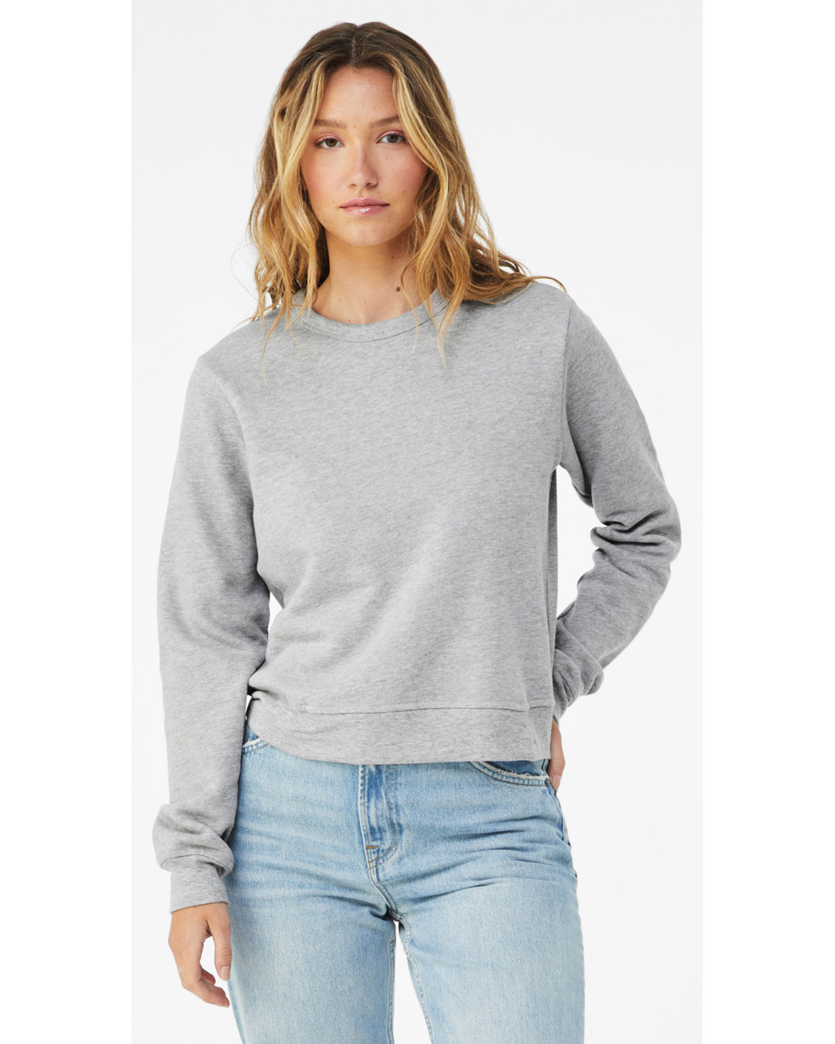 Bella + Canvas 7511 Women's Sponge Fleece Crewneck Sweatshirt