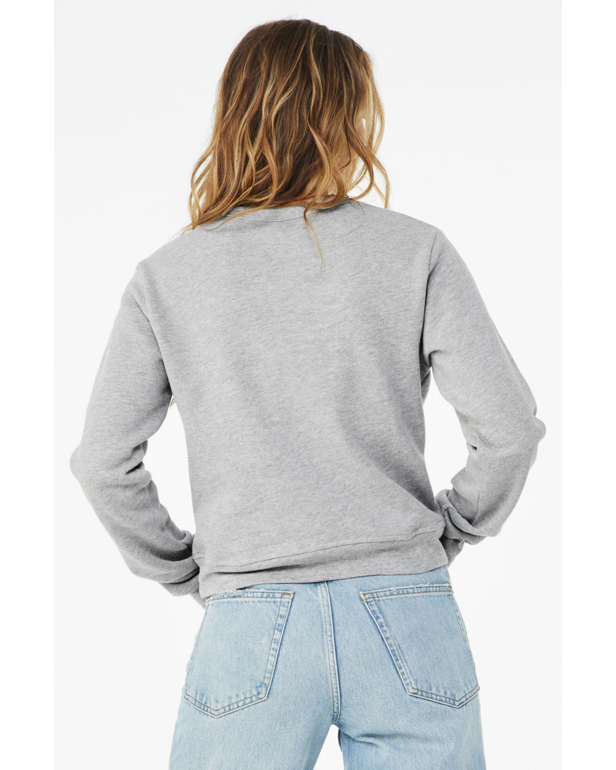 Bella + Canvas 7511 Women's Sponge Fleece Crewneck Sweatshirt view 2