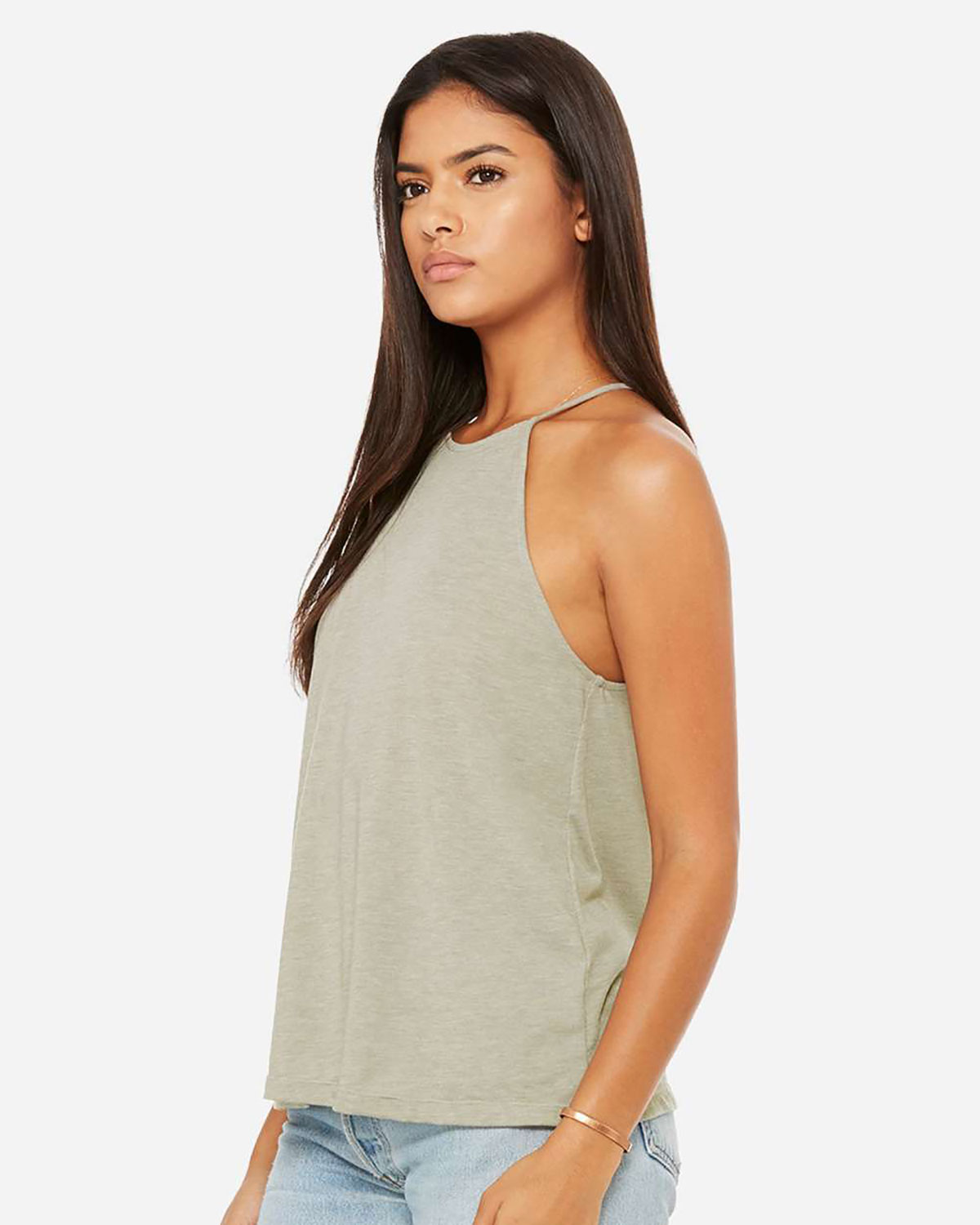 Bella + Canvas 8809 Women's Flowy High-Neck Tank view 3