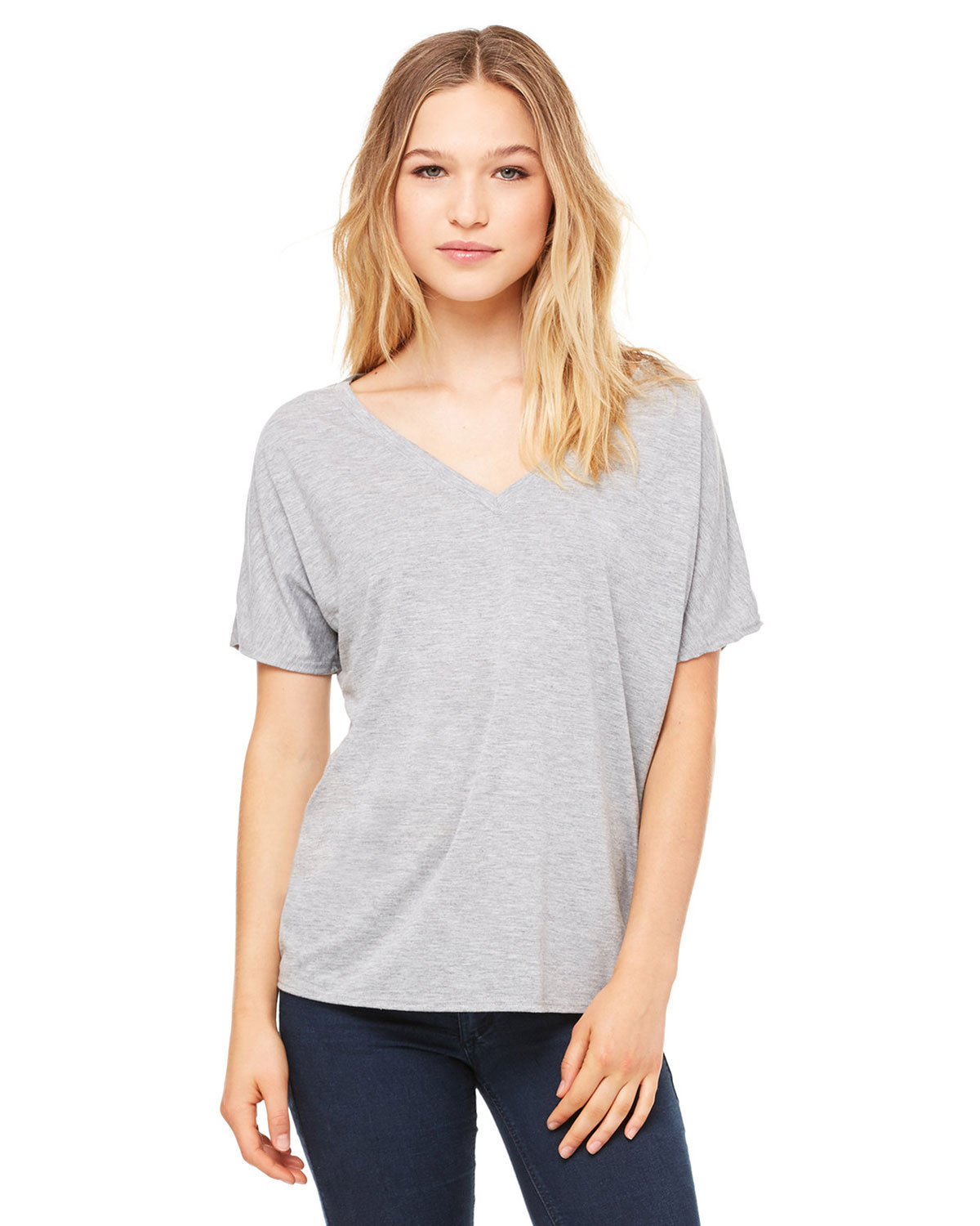 Bella + Canvas 8815 Women�s Slouchy V-Neck Tee