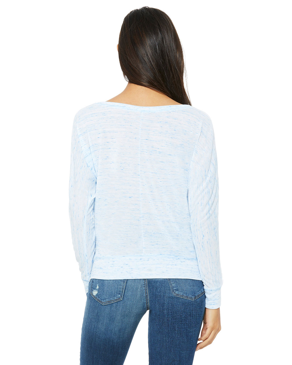 Bella + Canvas 8850 Women�s Flowy Off Shoulder Long Sleeve Tee view 2
