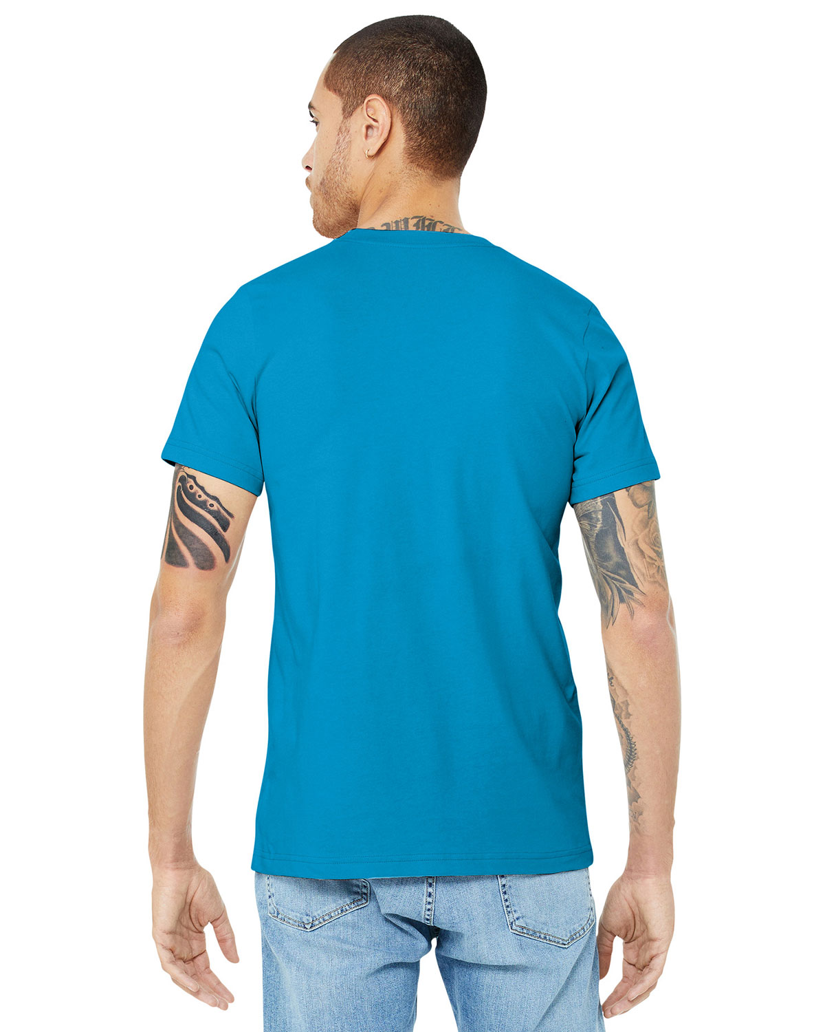 Bella + Canvas BC3001 Unisex Jersey Short Sleeve Tee view 2