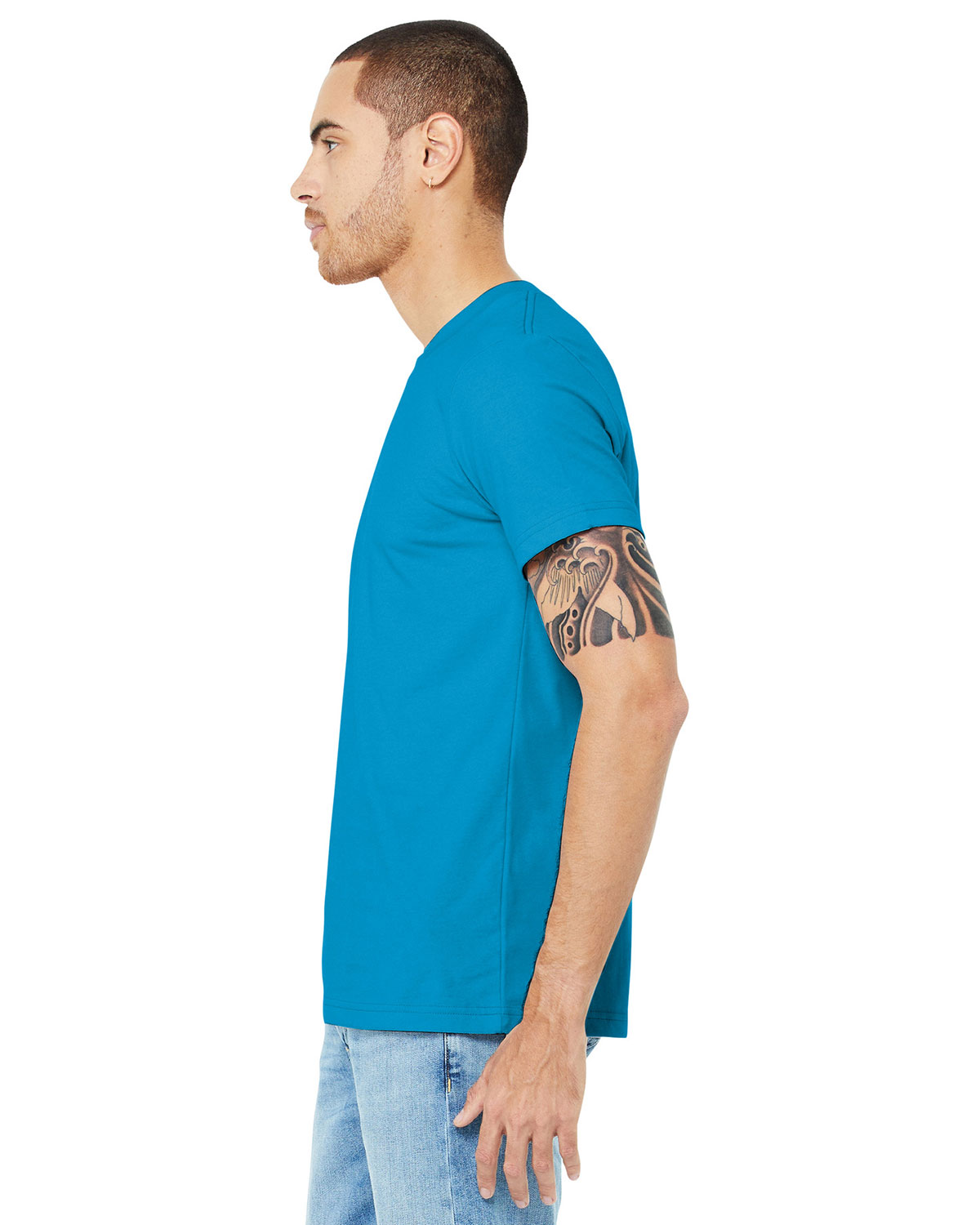 Bella + Canvas BC3001 Unisex Jersey Short Sleeve Tee view 3
