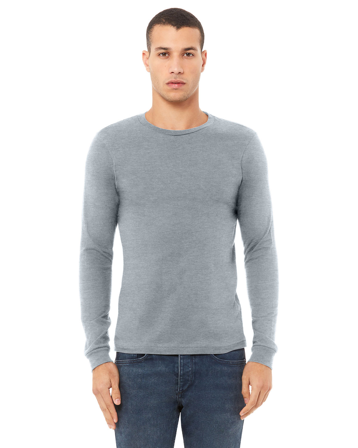 Bella + Canvas BC3501CVC Unisex Heather CVC Long Sleeve Tee