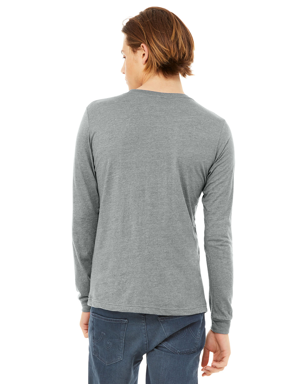 Bella + Canvas BC3513 Unisex Triblend Long Sleeve Tee view 2