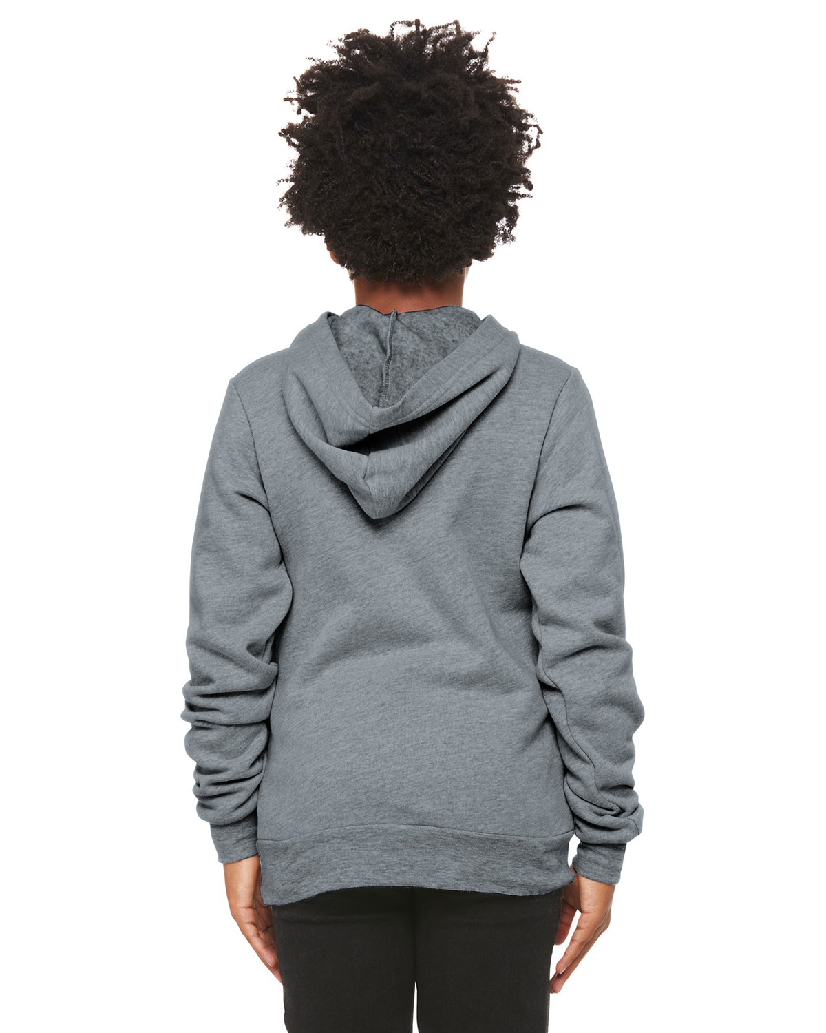 Bella + Canvas BC3719Y Youth Sponge Fleece Pullover Hoodie view 2