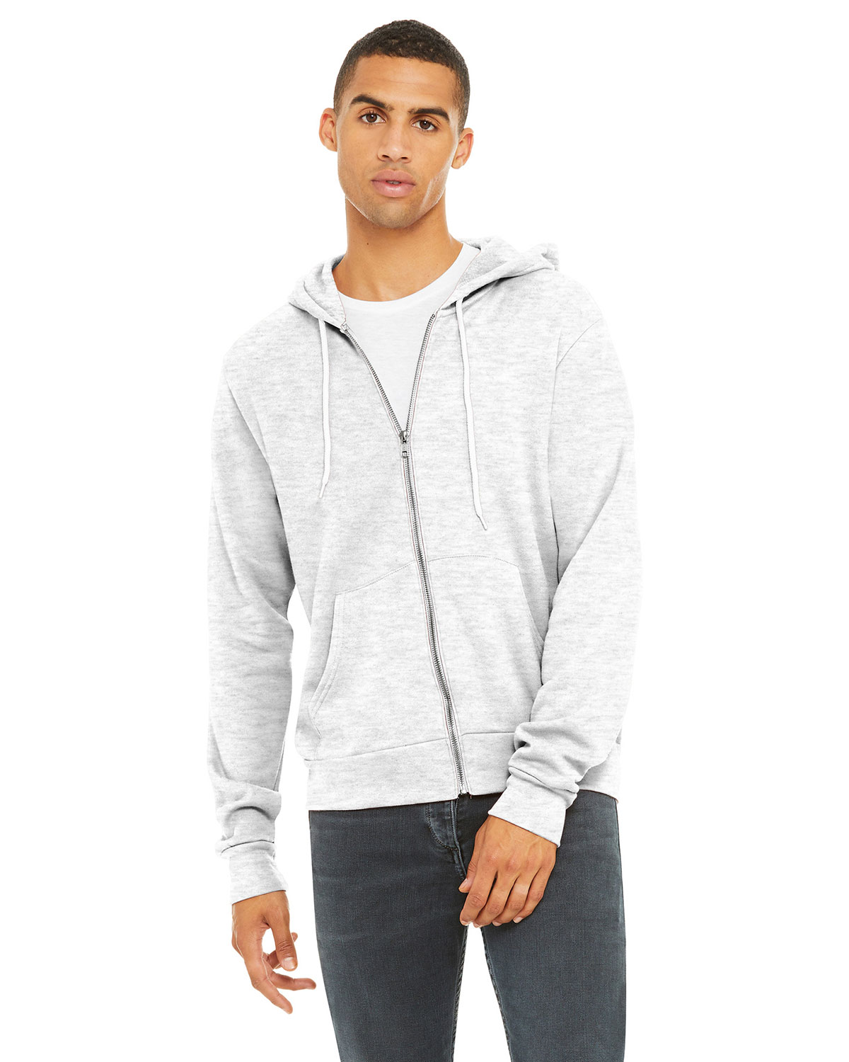 Bella + Canvas BC3739 Unisex Sponge Fleece Full-Zip Hoodie