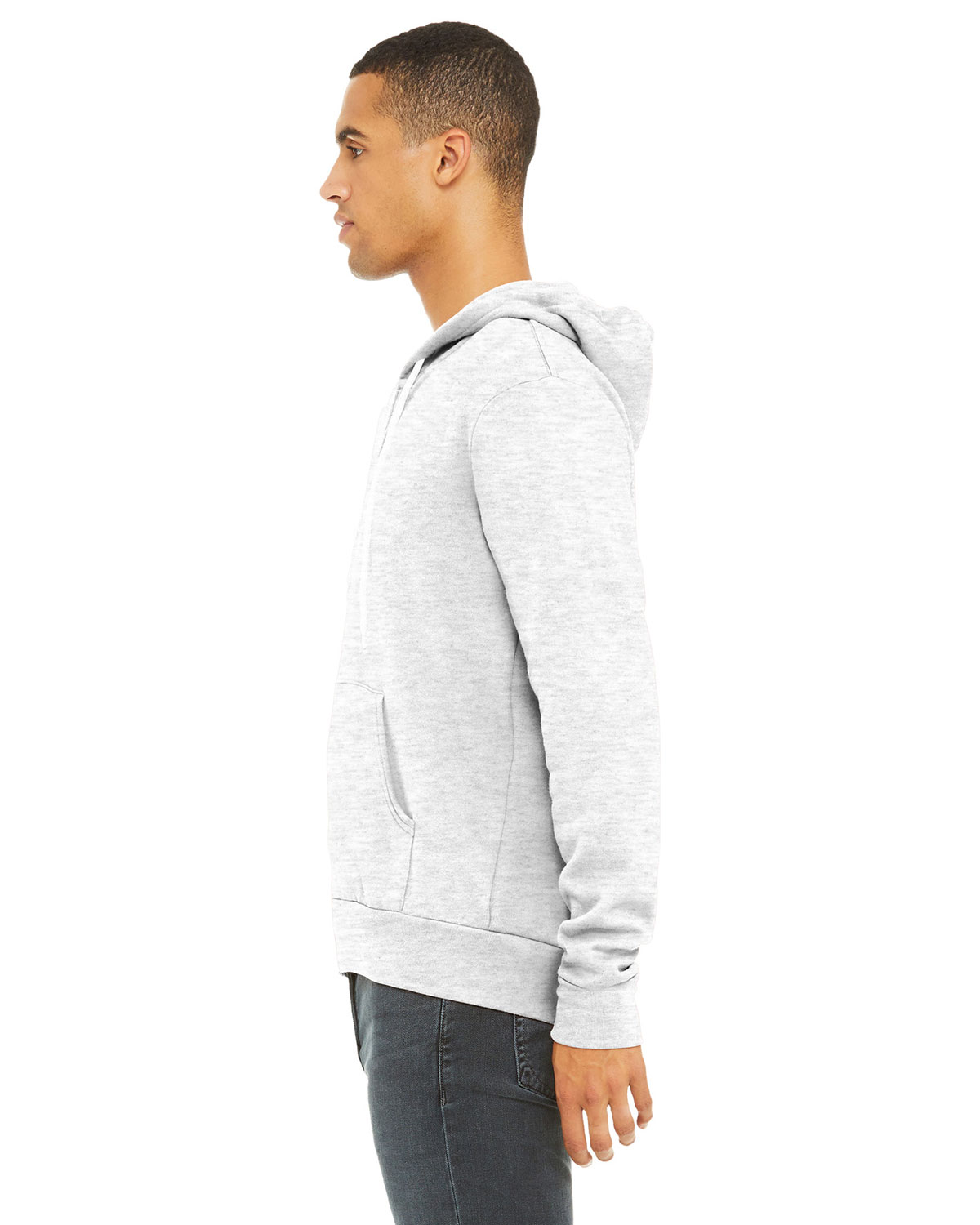 Bella + Canvas BC3739 Unisex Sponge Fleece Full-Zip Hoodie view 3