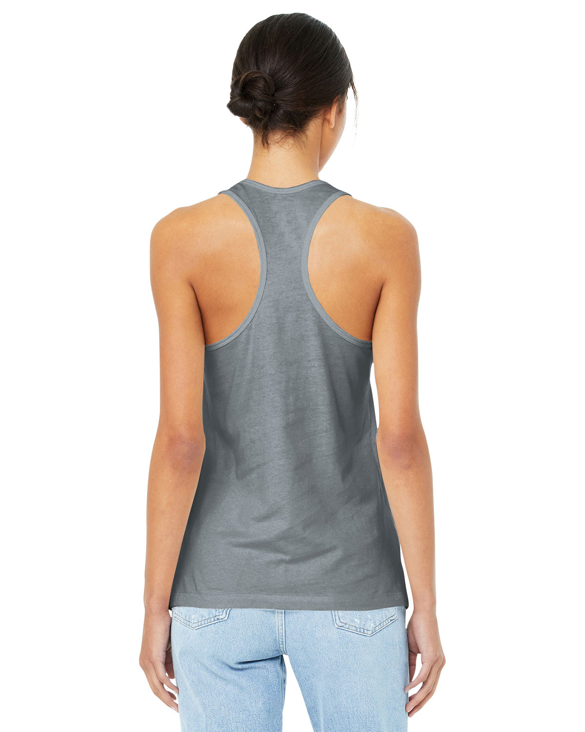 Bella + Canvas BC6008 Women's Jersey Racerback Tank view 2