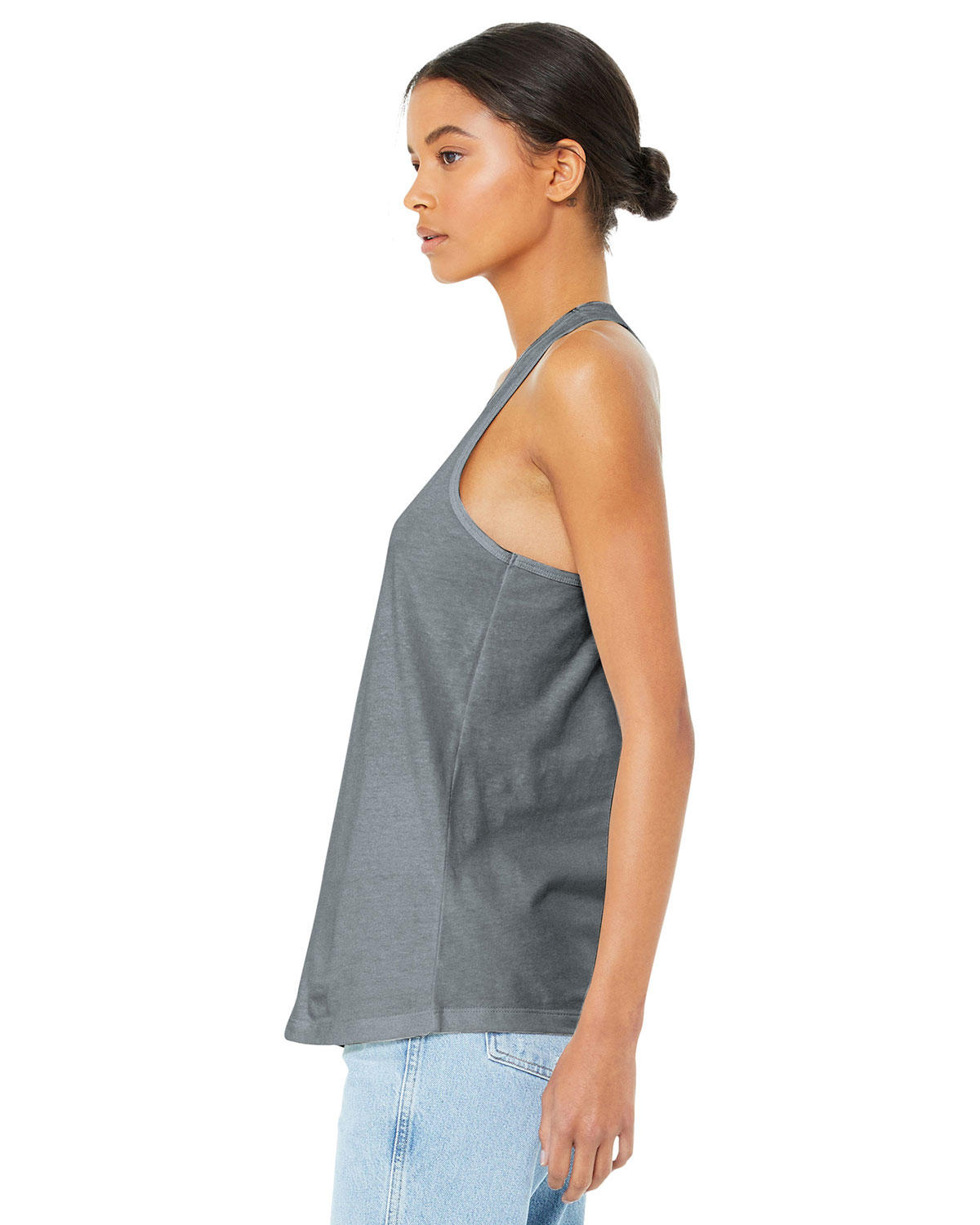Bella + Canvas BC6008 Women's Jersey Racerback Tank view 3