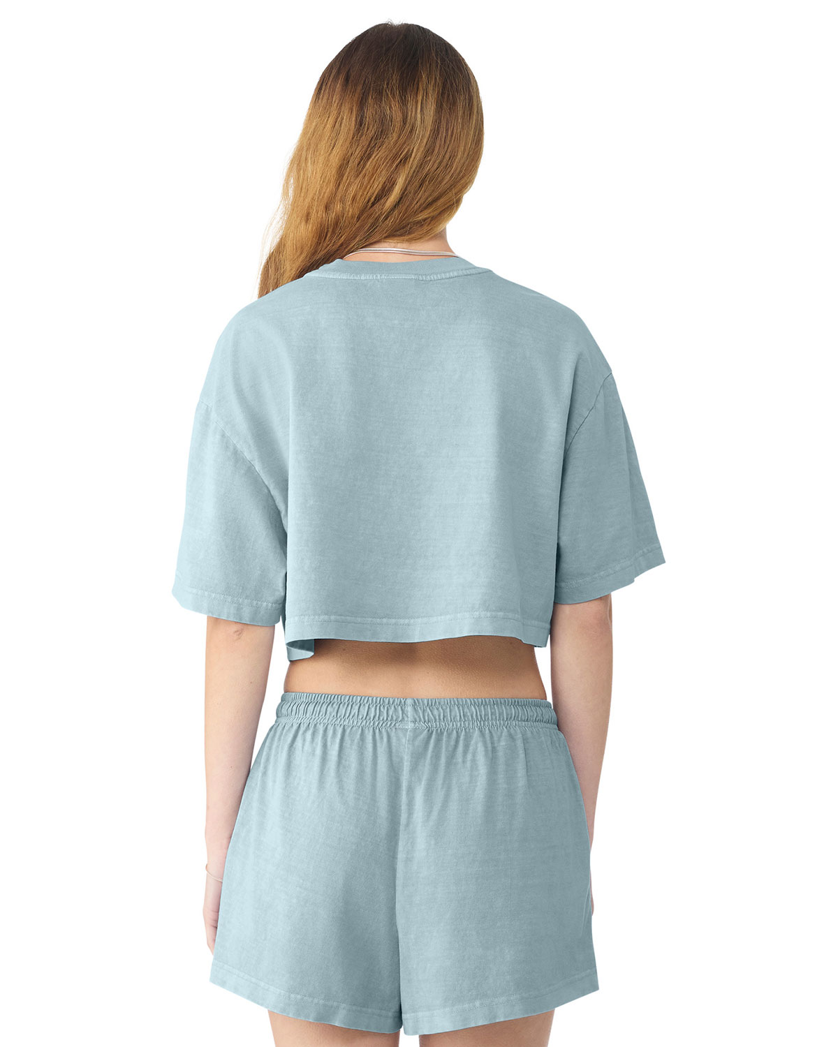 Bella + Canvas BC6882GD Women's Heavyweight Garment-Dyed Cropped Tee view 2