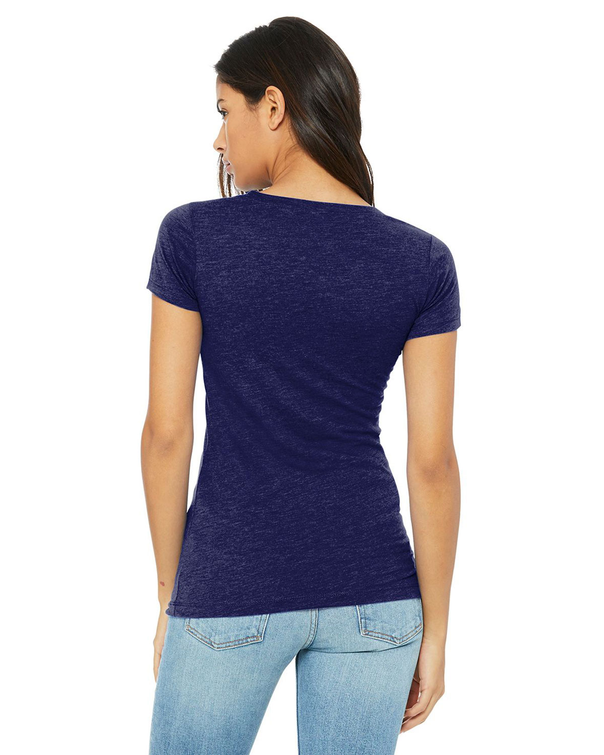 Bella + Canvas BC8413 Women's Triblend Short Sleeve Tee view 2