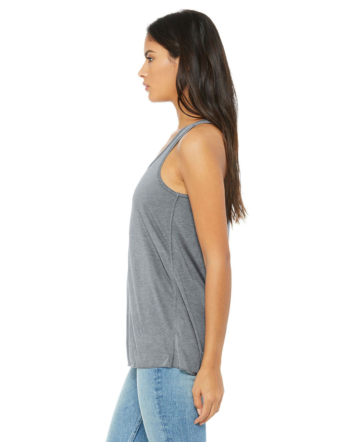 Bella + Canvas BC8800 Women's Flowy Racerback Tank view 3