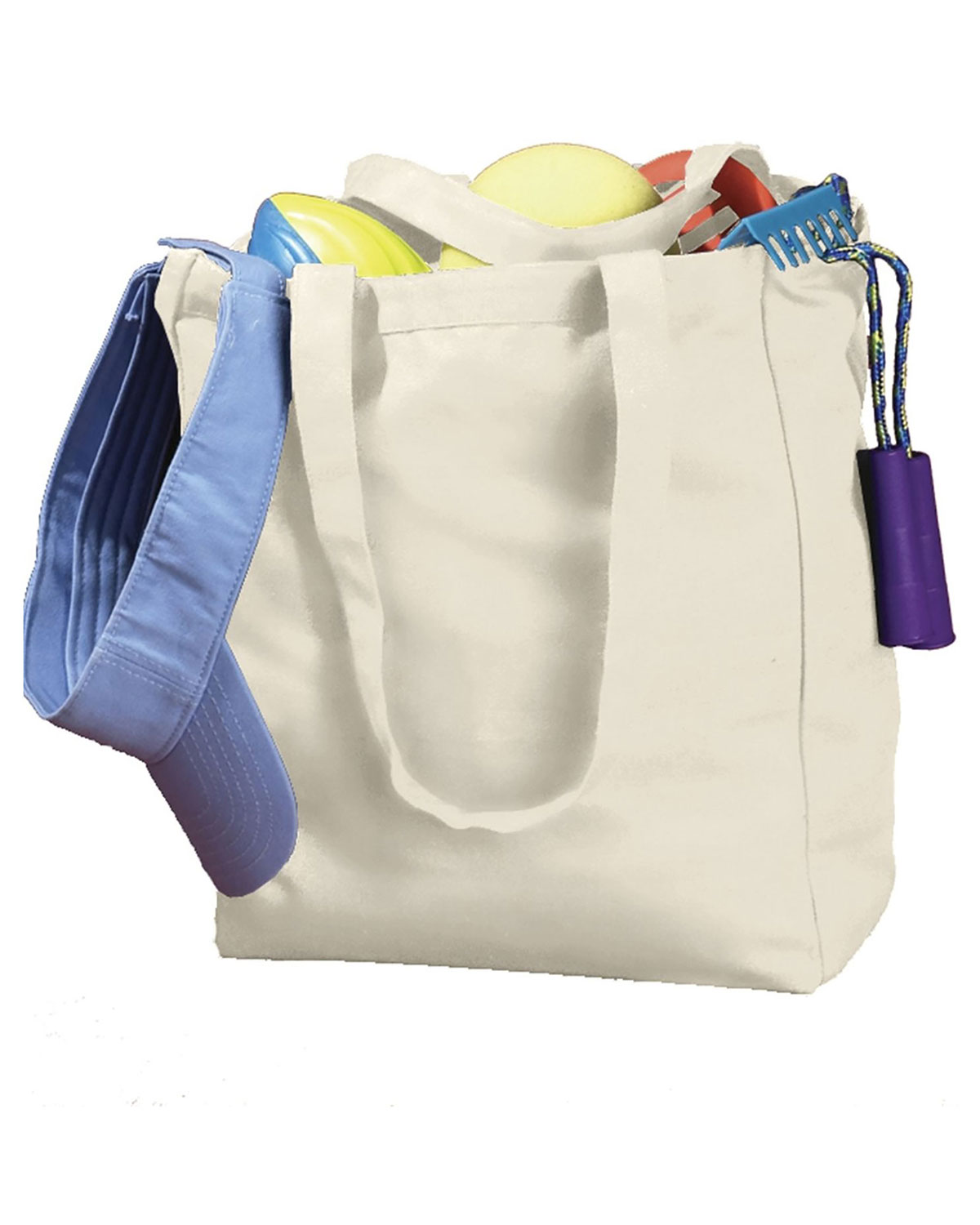 Big Accessories / BAGedge BE008 Unisex 12 oz. Canvas Book Tote