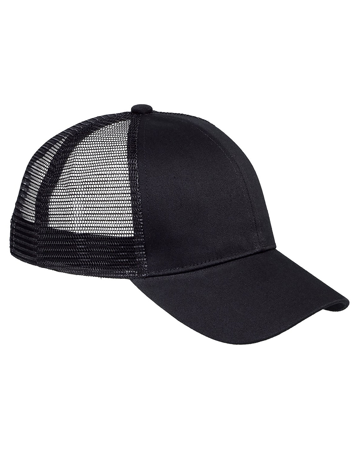 Big Accessories BX019 Twill Front Trucker Cap