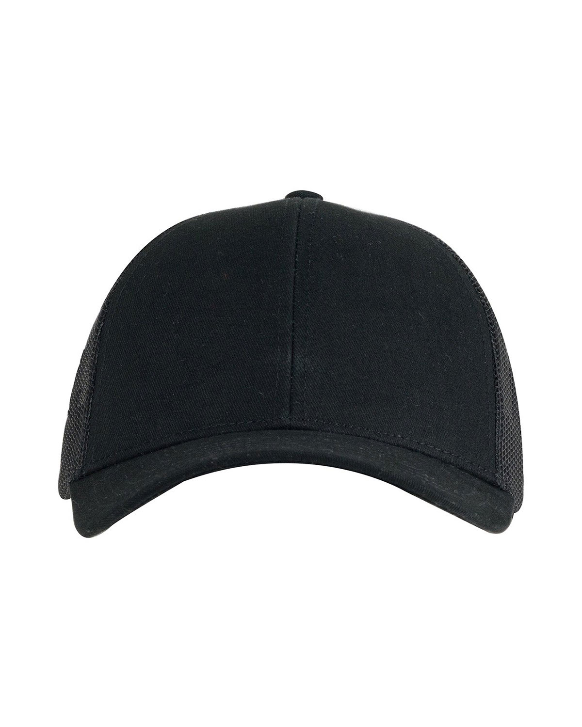 Big Accessories BX019Y Youth Twill Front Trucker Cap view 3