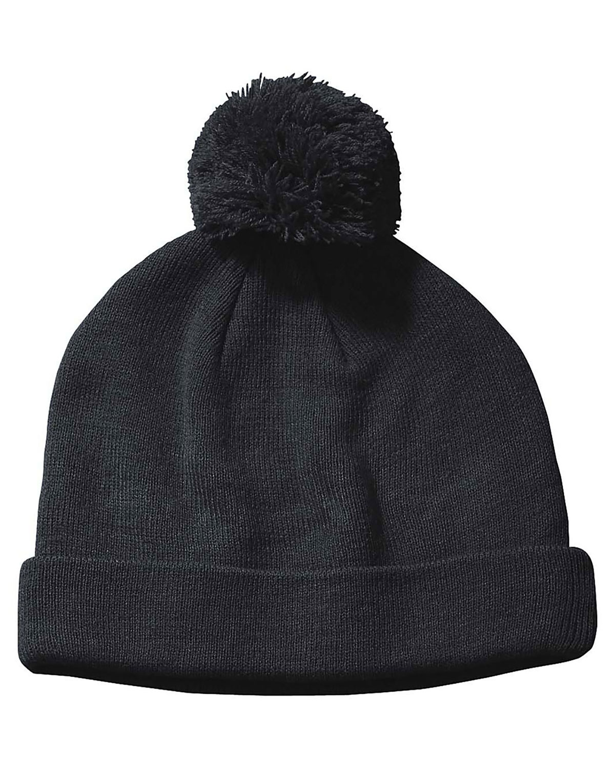 Big Accessories BX028 Pom Cuffed Beanie