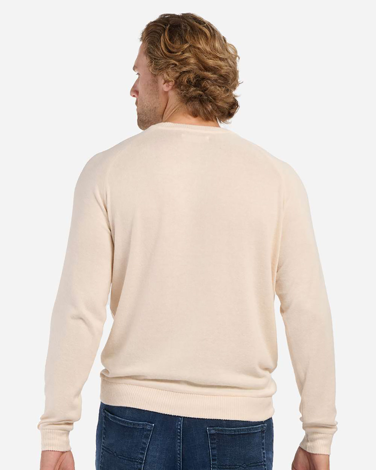 Boxercraft BM1201 Men's Cuddle Cross-Neck Sweater view 2