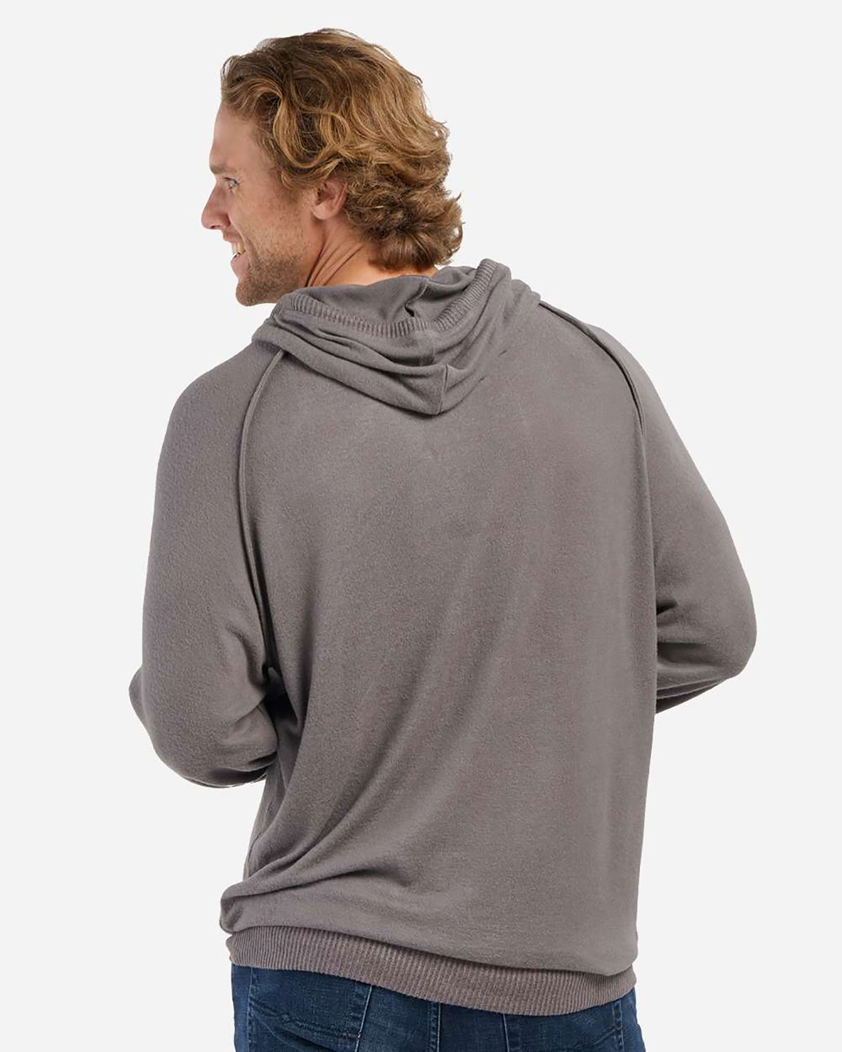 Boxercraft BM1501 Men's Cuddle Hooded Sweatshirt view 2
