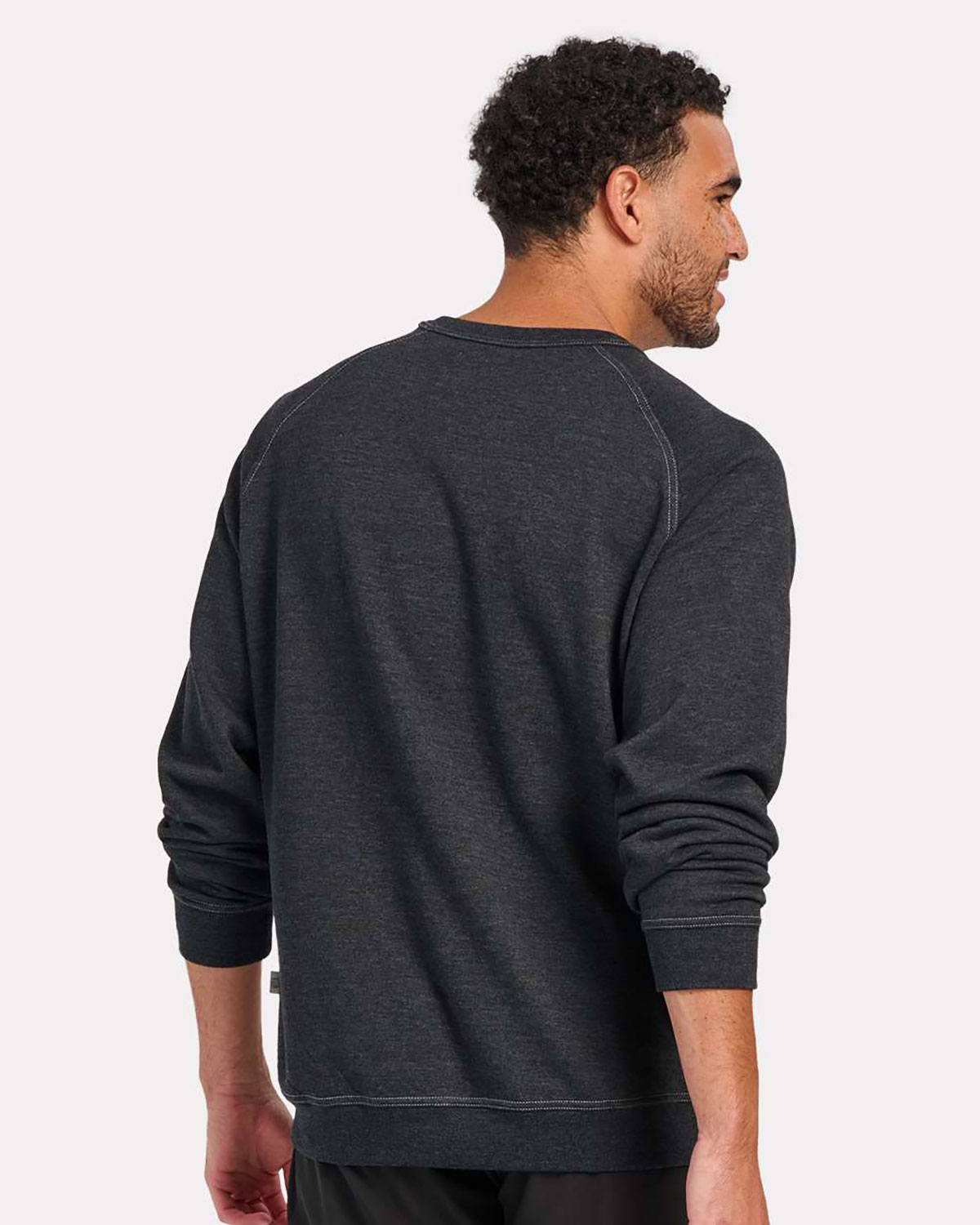 Boxercraft BM5104 Men's French Terry Crewneck Sweatshirt view 2