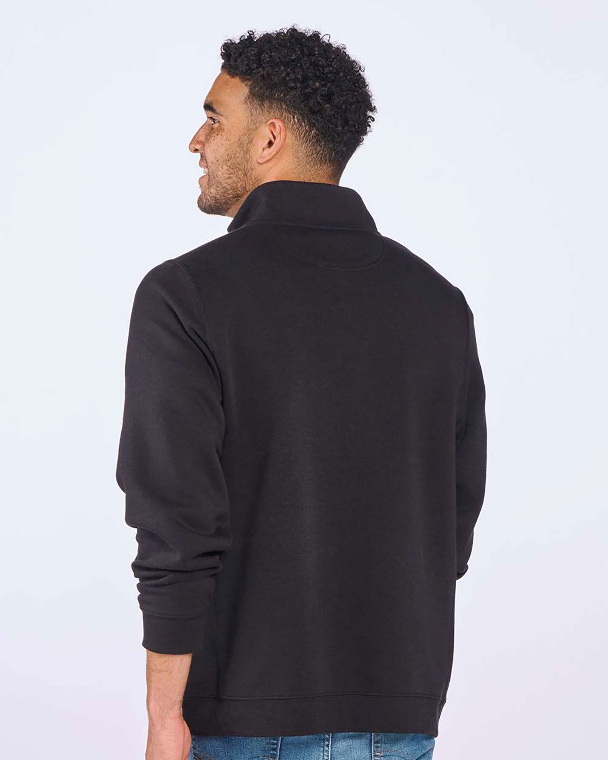 Boxercraft BM5202 Unisex Fleece Quarter-Zip Pullover view 2