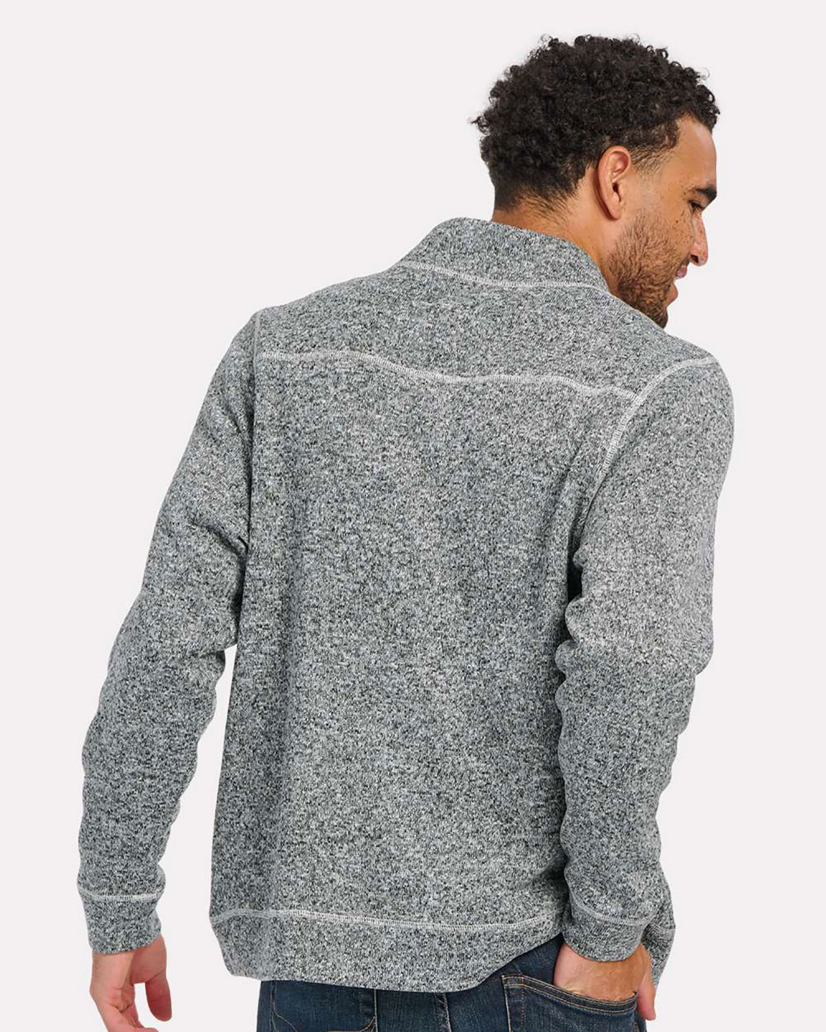 Boxercraft BM5207 Men's Alpine Quarter-Zip Pullover view 2