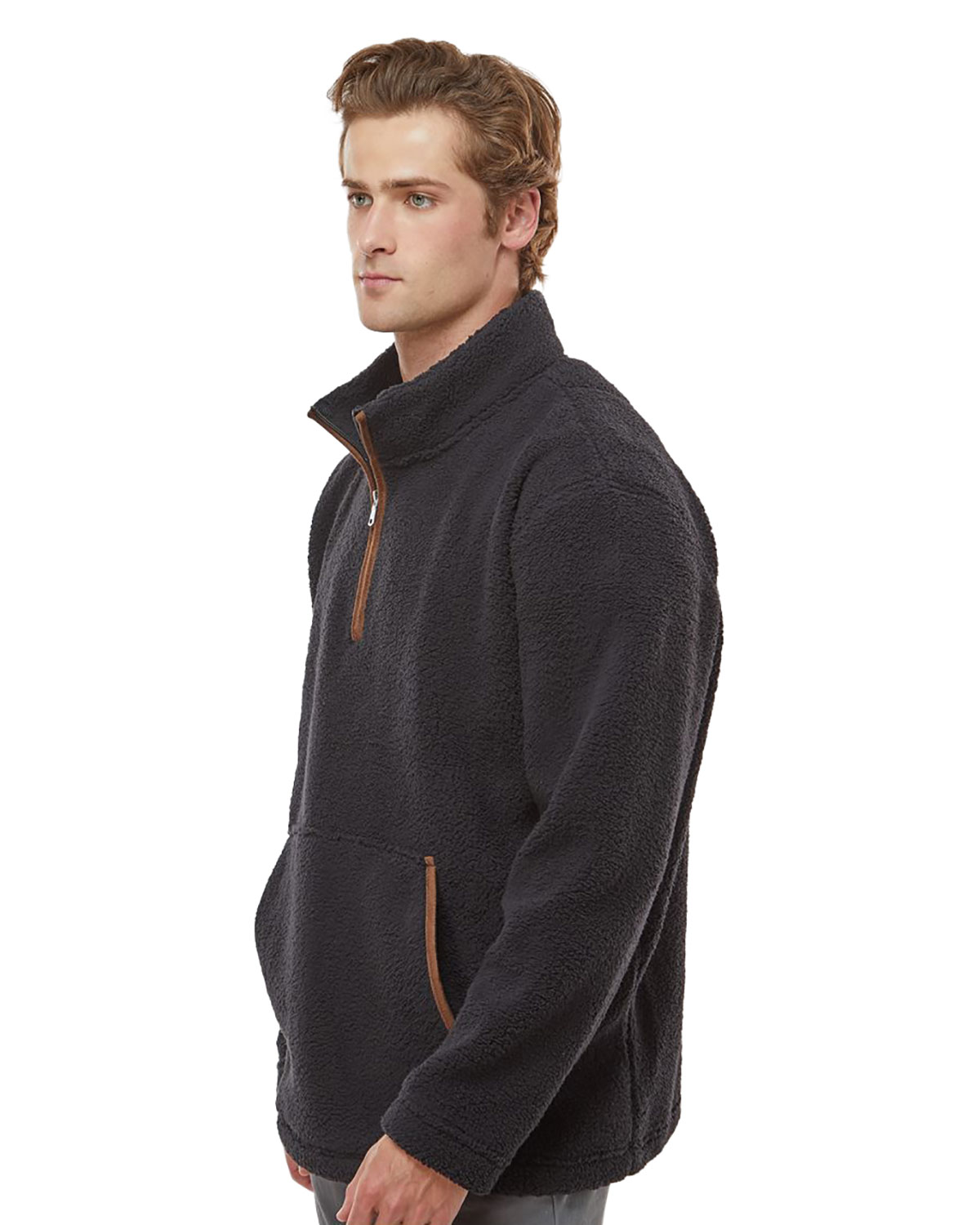 Boxercraft BM8510 Men's Everest Fleece Quarter-Zip Pullover view 3
